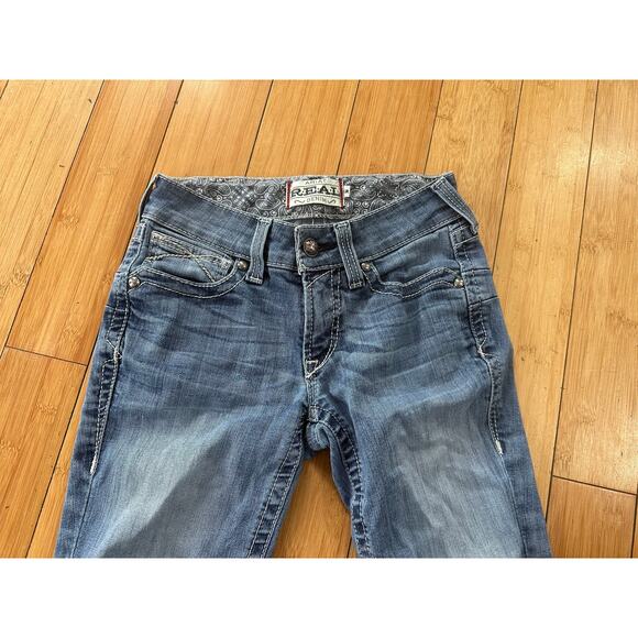 Ariat Women’s Denim Straight Leg Jeans Sz. 25R - Picture 3 of 6